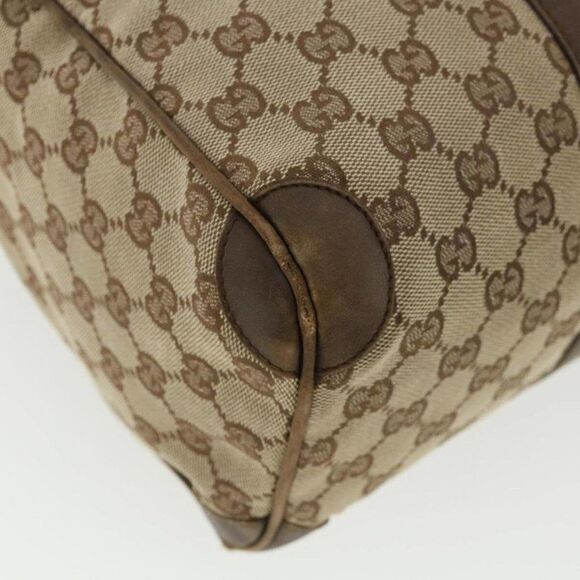 GUCCI GG Canvas Boston Bag Beige - Picture 15 of 15